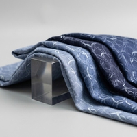 Tissu Denim Jacquard Haute Élasticité et Grammage Élevé, Direct Usine, pour Vêtements Décontractés et Artisanat Textile