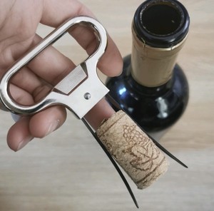 Prong Corkscrew Wine Bottle <b>Opener</b> Elegant & Durable Wine Opening Tool - Product Image 1