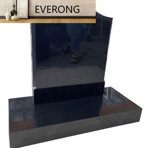 <strong>Cheap</strong> Custom Design Muslim <strong>Headstone</strong> Upright Blank <strong>Grave</strong> Tombstone Polished New Mongolia Black Granite Islamic <strong>Headstones</strong> - Product Image 3