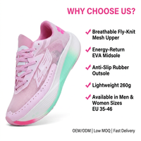 Chaussures de course légères et respirantes en maille pour hommes et femmes, avec soutien de la voûte plantaire, amorti, embout large, logo personnalisé, OEM