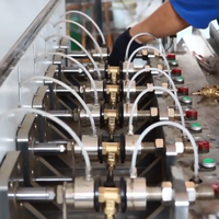 Vanne à opercule manuelle JD Brand 3/4 pouce en laiton forgé HPb57-3 NPT BSP pour utilisation avec l'eau à température moyenne, garantie 3 ans