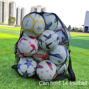 <span class=keywords><strong>Bolsa</strong></span> de malla de gran capacidad para pelota, <span class=keywords><strong>bolsa</strong></span> de equipo de fútbol con correa ajustable para el hombro, <span class=keywords><strong>bolsa</strong></span> para pelota de fútbol de entrenamiento resistente - Product Image 3