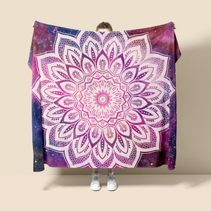 Bán buôn 2024 thiết kế mới nhà Deco Polyester flannel vải tùy chỉnh in tấm thảm chăn - Product Image 5