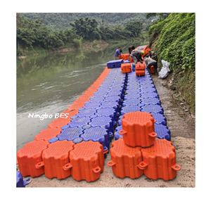 Blok Dok apung Modular plastik HDPE untuk perahu <span class=keywords><strong>Jet</strong></span> Ski Yacht Pontoon Platform <span class=keywords><strong>Bridge</strong></span> - Product Image 1