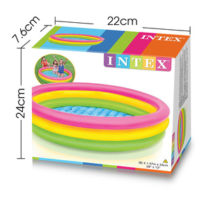 Verano al aire libre juguetes agua <span class=keywords><strong>grande</strong></span> inflable Kiddie <span class=keywords><strong>piscina</strong></span> 3 anillos niños grandes Pvc bebé jugar natación bebé <span class=keywords><strong>piscina</strong></span> - Product Image 3