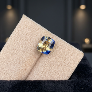 Saphir naturel de Madagascar, taille coussin excellente, 2,10 carats, clarté impeccable, 7,5x6,5x4,5 mm - Product Image 3