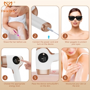 Épilateur IPL Premium 99W pour l'épilation permanente à domicile avec lunettes de sécurité - Product Image 3