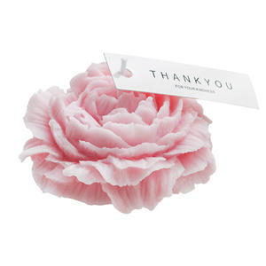 Moules en silicone faits <span class=keywords><strong>maison</strong></span> pour bougies d'aromathérapie DIY, fleurs de pivoine, tulipes, pierres parfumées créatives, ornements décoratifs - Product Image 4