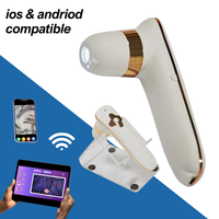 Analyseur de peau à usage domestique, machine d'analyse du cuir chevelu AI, trichoscope à trois spectres 50X, analyseur intelligent du cuir chevelu, caméra folliculaire