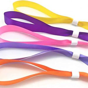 Pulsera de Tela Personalizada, Precio de Fábrica, Pulsera de Tela Sublimada de Poliéster para Festivales, Pulsera Tejida con Cierre de Seguridad - Product Image 6