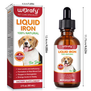 WORAFY apoya los glóbulos rojos y la hemoglobina, gotas de suplemento de hierro líquido para perros, gotas de hierro para soporte energético - Product Image 6