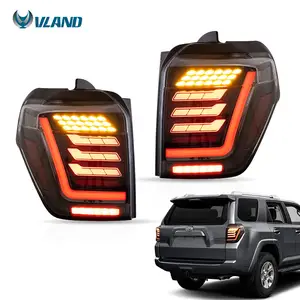 VLAND Factory New Design LED Tail Lamp Taillight 2014-2021 With Sequential Turn Signal Rear Light For Toyota 4RUNNER