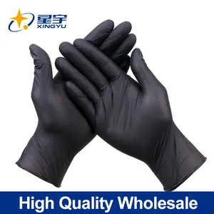 XINGYU sarung tangan ujian nitril Anti Kimia Keselamatan bubuk kualitas tinggi bebas Nitriile sarung tangan