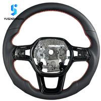 Volant sport en cuir pleine fleur et fibre de carbone personnalisé pour Volvo Xc90 Xc40 S40 S90 S60 S60r S80 S40 Xc60 XC70 Polestar 2 C30