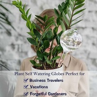 Système d'irrigation goutte à goutte automatique sphérique pour plantes, en PVC bleu, économe en eau, idéal pour les voyages