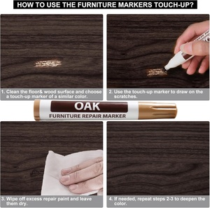 Kit de réparation de sol <span class=keywords><strong>stratifié</strong></span> A-HEYIDA MKBXFL (Gris) - Stylo chauffant tout-en-un à cire dure pour rayures et éclats sur planches de vinyle et bois - Product Image 6