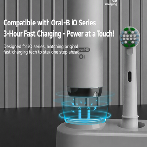 Magnetic Charging Base Holder for IO Electric <strong>Toothbrush</strong> Compatible Replacement Charger Stand with Brush Head Storage Rack - Product Image 4