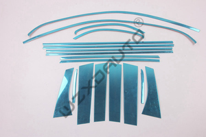 WZXD 18 Pcs Stainless Steel <b>Window</b> Frame Trim <b>Cover</b> Auto Accessories for 2013 - Product Image 3