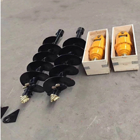Taladro de tierra hidráulico Tornillo Pile Driver MachineEarth Auger Drive ADH4500W Earth Digger Drill Bits para perforación de agujeros High Hydrau