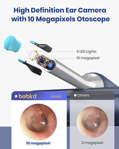 Téléphone intelligent led visuel d'oreille otoscope caméra scoop cérumen dissolvant oreille nettoyage endoscope sans fil - Product Image 2