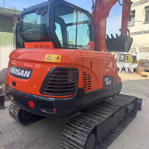 Excavadora Doosan DX60 grande usada Original DX60 excavadora usada 6 toneladas DX60 Excavadora hidráulica se vende bien con precio bajo - Product Image 1