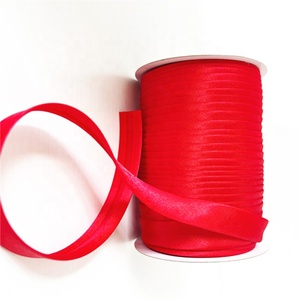 Suministro de fábrica, cinta de sesgo de satén plegable de 15mm, cinta de sesgo para prendas de vestir, textiles, Cheongsam - Product Image 5