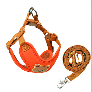 Weiwang Bear Harness Adjustable Chest Strap For Small Dogs <b>Pet</b> <b>Leash</b> Set - Product Image 4