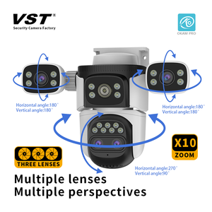 Cs621zs 12MP 4G CCTV Camera an ninh ngoài trời với tầm nhìn ban đêm 10x Zoom hai chiều âm thanh 4G Mạng PTZ giám sát Camara - Product Image 3