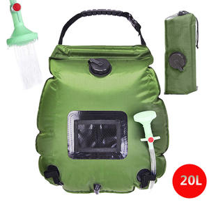 20L Acampar al aire libre Bolsa de <span class=keywords><strong>ducha</strong></span> <span class=keywords><strong>solar</strong></span> portátil Juego de almacenamiento de agua de plástico multifuncional para uso en el inodoro - Product Image 2