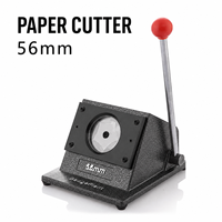 Coupe-papier rond de 58 mm pour la fabrication de badges et d'aimants de réfrigérateur, outil de découpe artisanal DIY