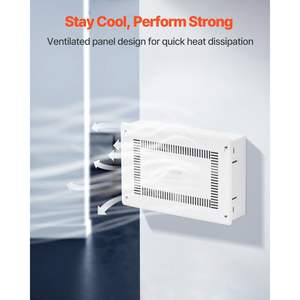 Gestión de cables DB y accesorios-Caja de medios estructurada DB empotrada de 9 pulgadas con cubierta en la caja de medios de TV en la pared - Product Image 5