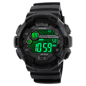 Montres à quartz pour hommes <span class=keywords><strong>SKMEI</strong></span> <span class=keywords><strong>1243</strong></span>, prêtes à l'emploi, haut de gamme, dernières nouveautés, étanches, vente directe d'usine, meilleur prix, avec bracelet en silicone - Product Image 1