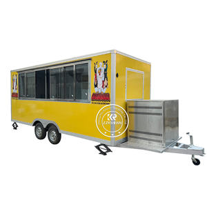 Camion de cuisine mobile 2025, foodtruck, chariot à glaces avec roues, camion de restauration rapide, hot-dog, barbecue, remorque de restauration à vendre - Product Image 2