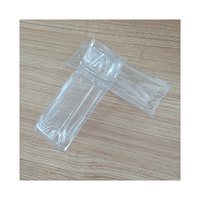 Offre Spéciale PET rectangulaire personnalisé 2 compartiments récipient transparent plateau PET avec couvercle en aluminium plastique