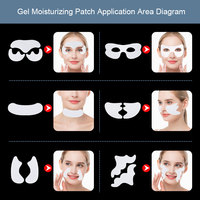 Patchs anti-rides réutilisables pour le visage, le front, sous les yeux et le cou, marque privée