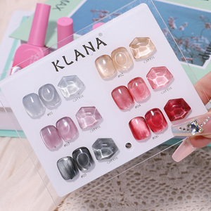 Set de Gel UV para Uñas Efecto Ojo de Gato KLANA, Gel Magnético Rojo de Larga Duración, 15ml, Gran Capacidad, OEM/ODM Disponible - Product Image 2