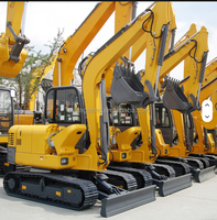 Excavator Crawler Hidrolik 6 Ton Terbaru dari Cina, XE60GPRO dengan Mesin dan Komponen Inti Motor, Garansi Satu Tahun, Dijual