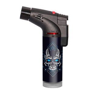 Offre Spéciale Logos personnalisés fumée puissant rechargeable quatre flammes briquet torche oblique avec boîte de présentation paquet de haute qualité - Product Image 2