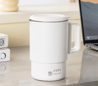Bouilloire Électrique Portable Multifonctionnelle Sans Fil en Acier Inoxydable 316, Tasse de Voyage à Chauffage Rapide, Utilisation Domestique