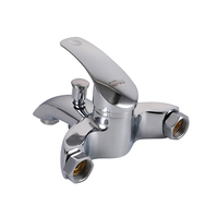 Robinet de baignoire mural thermostatique moderne ITALOMIX en alliage de zinc, eau chaude et froide, mitigeur à poignée unique avec valve en céramique
