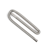 Vente directe d'usine Tuyau d'échappement flexible en acier inoxydable 25 mm * 1,5 m pour voiture et camping-car Chauffage d'air de stationnement