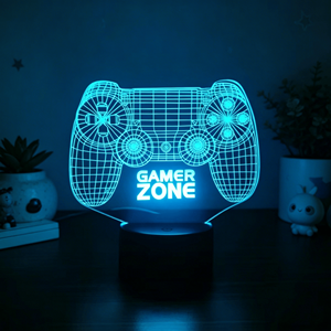 Customized 3D Game Room Desktop Lamp Game Console Icon LED Bedside Night <b>Light</b> - Product Image 4