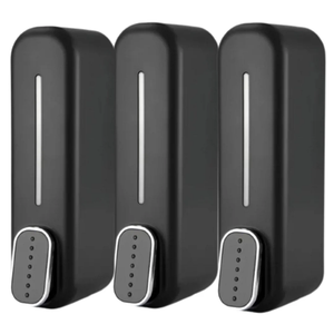 เครื่องจ่ายสบู่เหลว3ชิ้นกล้วยไม้ ABS เครื่องจ่ายสบู่เหลวพลาสติก350มล. เครื่องจ่ายสบู่เหลวราคาถูก - Product Image 1