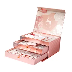 Fawn Set Exquisite couples Holiday Birthday Gifts 20 pz/set rossetto Air Cushion Mirror Make up Kit tutto in un Set professionale