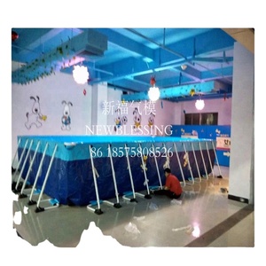 สระว่ายน้ำโครงเหล็กพีวีซีผ้าใบกันน้ำสำหรับฤดูร้อน รุ่น P-1027 จากโรงงานผลิตสระว่ายน้ำโครงเหล็กพีวีซีผ้าใบกันน้ำสำหรับฤดูร้อน - Product Image 2