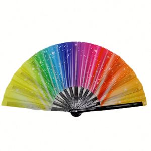 Custom <b>Pattern</b> Folk Style Bamboo Hand Folding Fans Carved Flower Design for Weddings & Parties Performance Decoration Sale Gift - Product Image 3