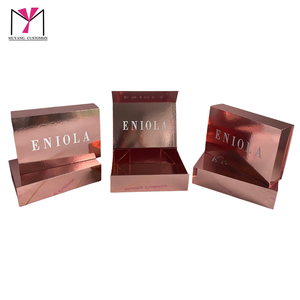 ENIOLA Rigid <b>Cosmetic</b> <b>Box</b> With Satin Liner Hot Stamping Logo Rectangle Shape High-End Packaging - Product Image 2