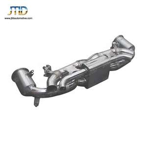 JTLD performans doğal renk titanyum egzoz sistemi Valvetronic Catback Porsche 992 RS için modifiye RS RS 2024 - Product Image 5