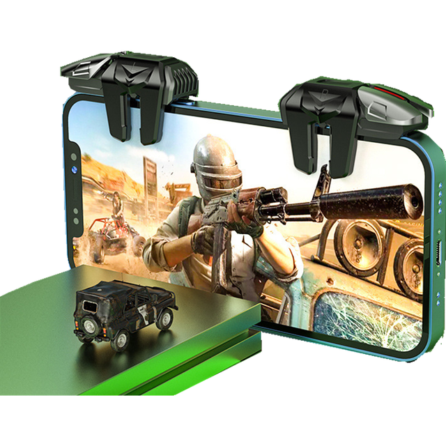Hot Selling Sensitive Shoot and Aim Buttons Shooter Mobile Phone Gaming Triggers Mobile Game Controllers for PUBG