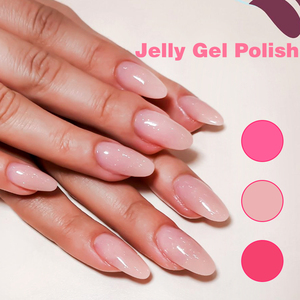 Gel KODIES Summer Ice semi-transparent style français, lampe LED, <span class=keywords><strong>manucure</strong></span> DIY, vente en gros OEM, flacon en verre cristal, gel <span class=keywords><strong>couleur</strong></span> pour ongles - Product Image 6